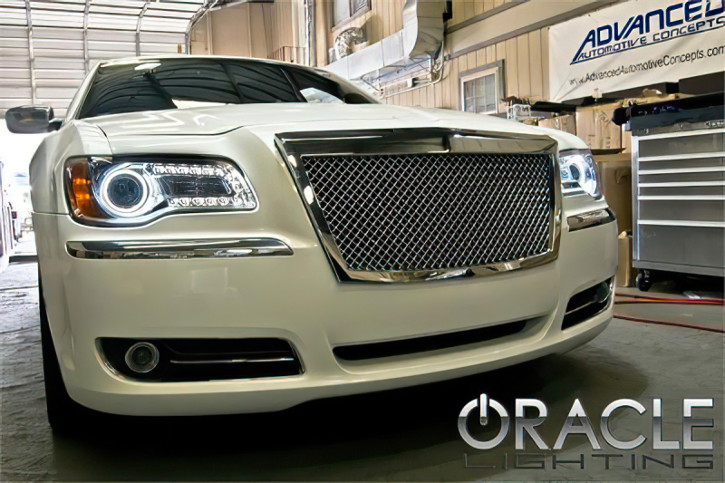 Oracle 11-19 Chrysler 300C DRL Upgrade w/ Halo Kit - ColorSHIFT w/ Simple Controller