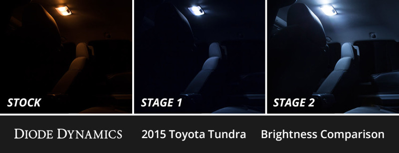Diode Dynamics 14-18 Toyota Tundra Interior LED Kit Cool White Stage 2 thumbnail 4