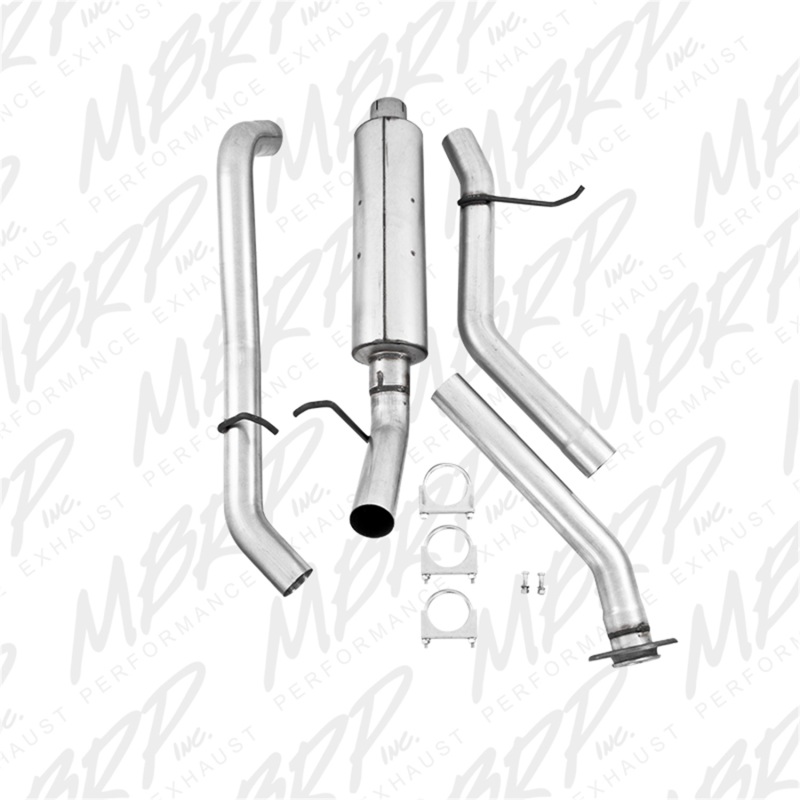 MBRP 2003-2007 Chev/GMC 1500 Classic 4.8/5.3L EC/CC-SB Cat Back Single Side AL P Series Exhaust thumbnail 3