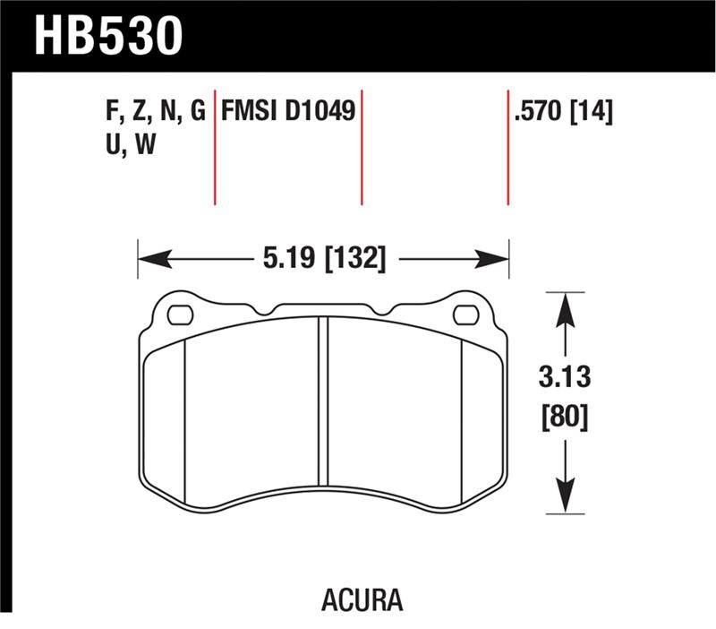 HAWK DTC-30 Brake Pad Sets