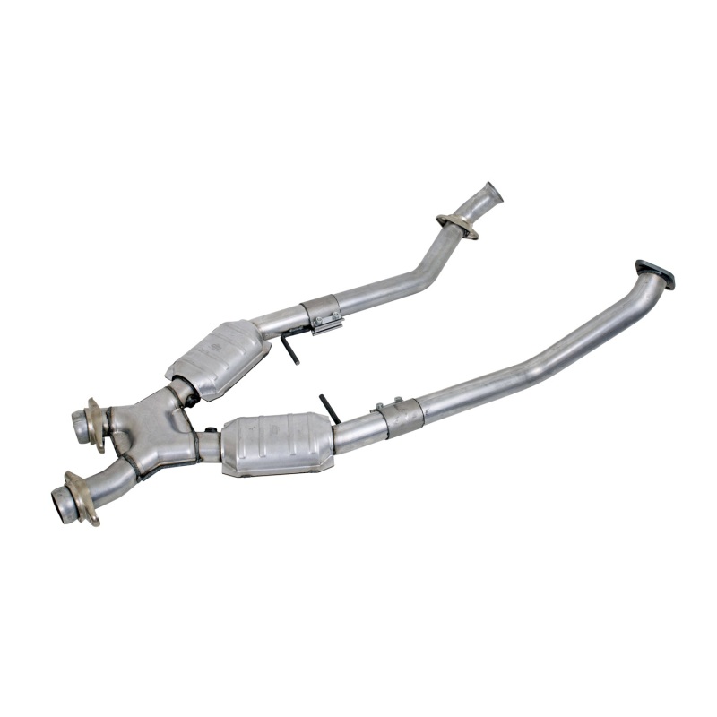 BBK 96-98 Mustang 4.6 GT High Flow X Pipe With Catalytic Converters - 2-1/2 thumbnail 3