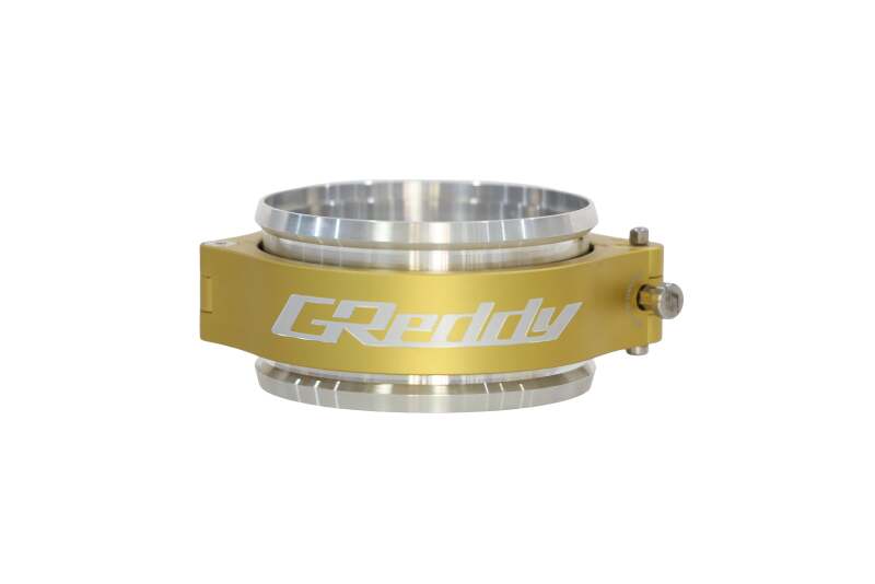 GReddy 3.5 Inch Gold Anodized Aluminum Boost Tube Clamp Set thumbnail 2