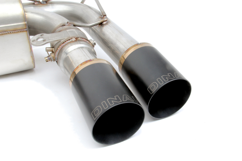 Dinan 15-19 BMW X5 M/X6 M (F85/F86) Free Flow Axleback Exhaust System - Black Tips thumbnail 7