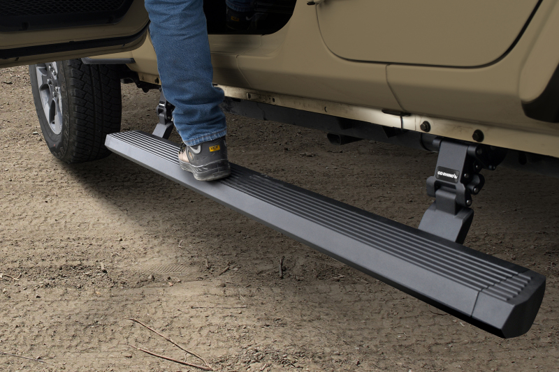 RealTruck 18-24 Jeep Wrangler 4dr VoltStep Electric Running Board Kit (Drilling Req.) - Tex. Blk thumbnail 3