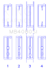 King Engine Bearings GMC 2.8L/3.4L V6 173Ci/207Ci (Size +0.50mm) Main Bearing Set thumbnail 5