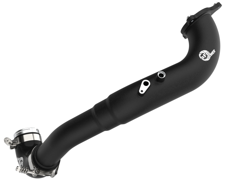 BladeRunner 3 IN Aluminum Hot Charge Pipe Black
