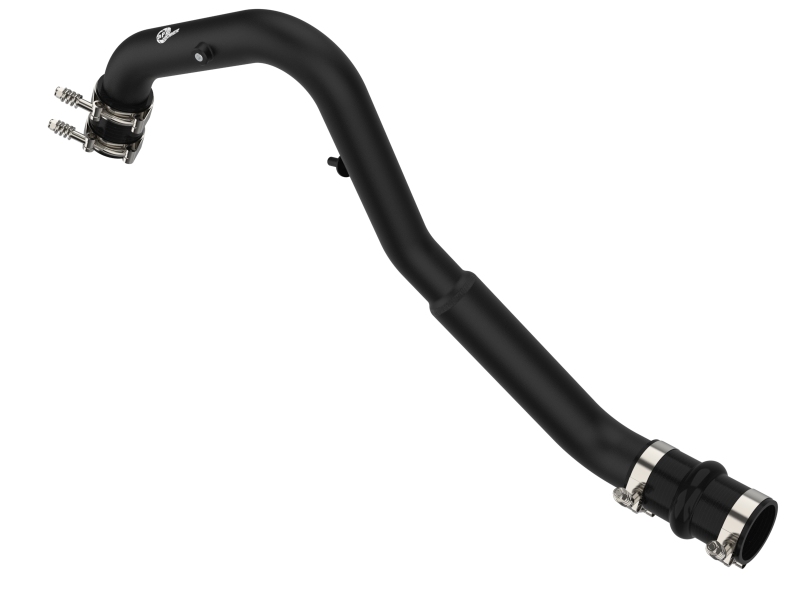 BladeRunner 2 IN to 2-1/2 IN Aluminum Hot Charge Pipe Black