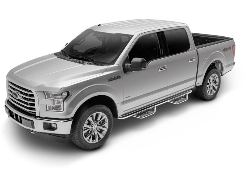 N-Fab Podium SS 2019 Chevy/GMC 1500 Crew Cab - Cab Length - Polished Stainless - 3in thumbnail 9