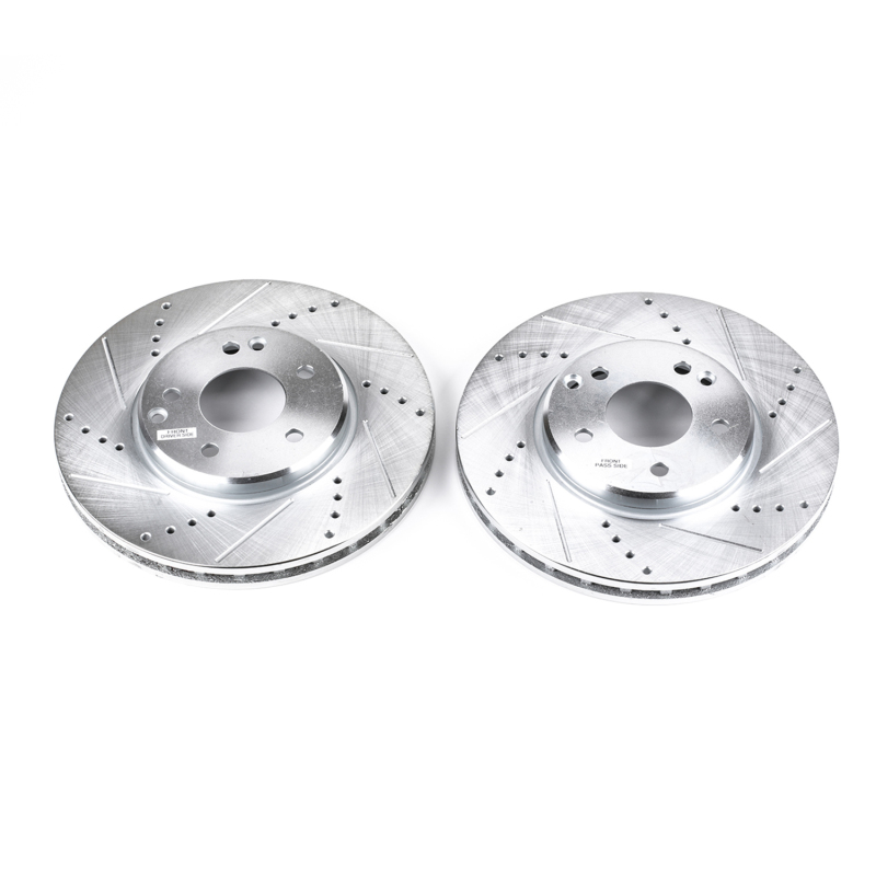 Power Stop 04-08 Chrysler Crossfire Front Evolution Drilled & Slotted Rotors - Pair thumbnail 2