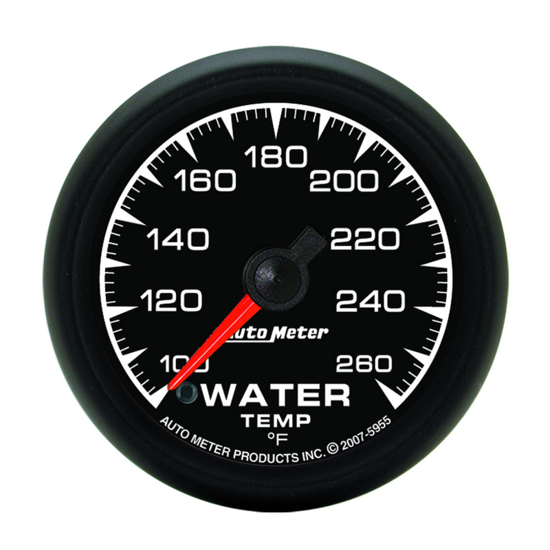 Autometer ES 52.4mm 100-260 deg. F Water Temperature Gauge thumbnail 9