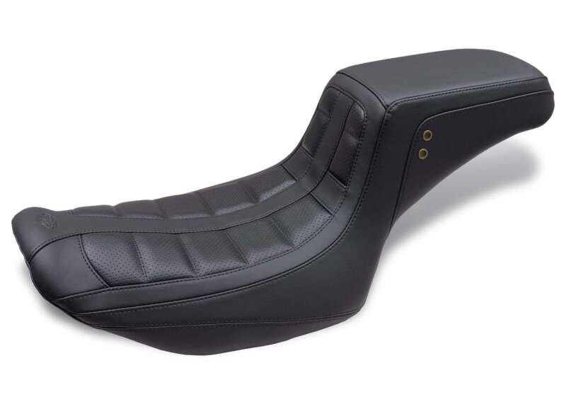 Mustang 82-00 Harley FXR Highback Blk w/ Blk Thread