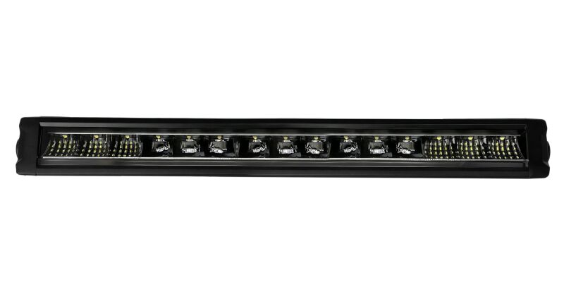QuadBoss 20-inch Single Row Backlit LED 90W Lightbar White/Amber DRL
