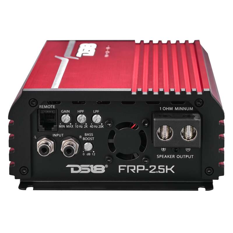 DS18 1-Channel Amp Class D Full-Range Monoblock 2500 Watts RMS/1ohm Red thumbnail 5