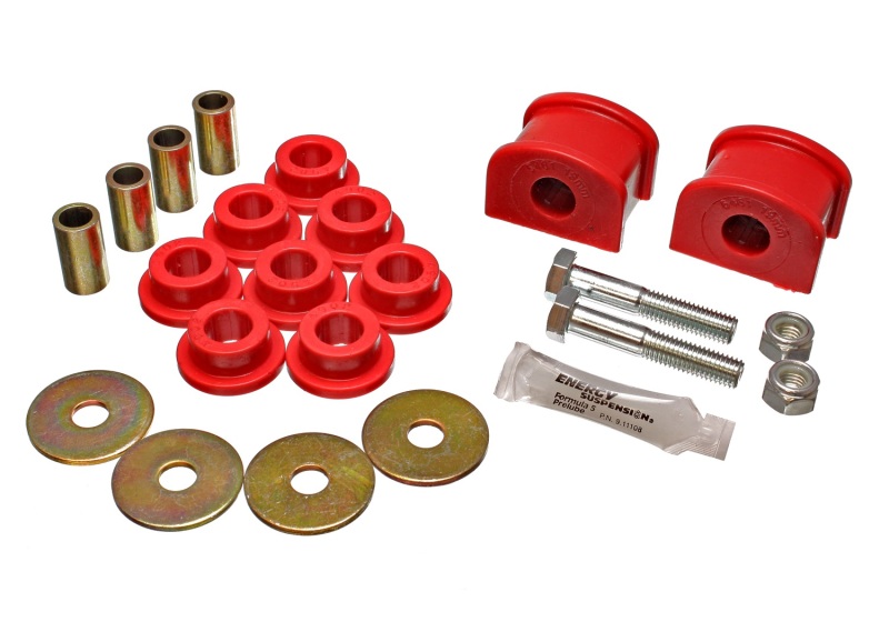 Energy Suspension 95-97 Ford Explorer/Bronco 2WD/4WD 19mm Red Rear Sway Bar Bushing Set thumbnail 4