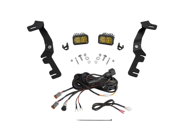 Diode Dynamics Stage Series Ditch Light Kit for 2019-Present Ram C2 - Sport Yellow Combo thumbnail 2