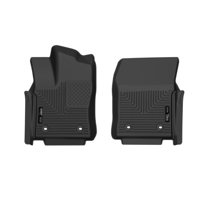 Husky Liners 2022 Toyota Tundra CC/DC & 2023 Sequoia X-ACT Front Floor Liner - Blk thumbnail 2