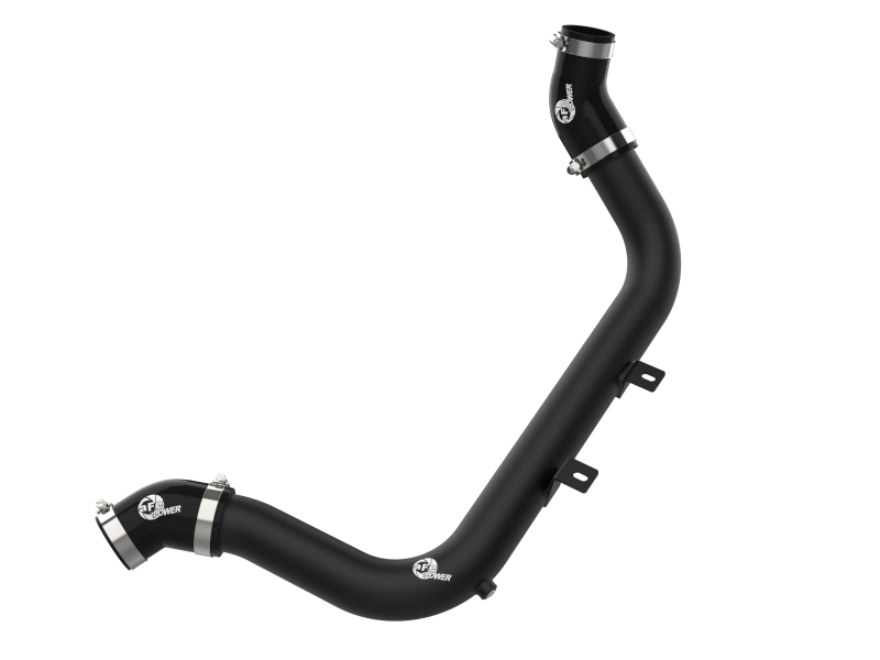 BladeRunner 2-1/4 IN Aluminum Hot Charge Pipe Black