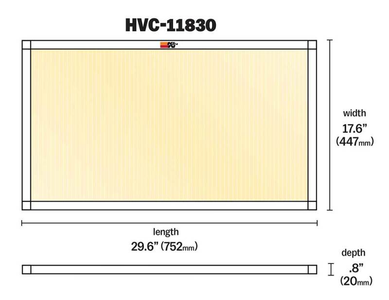 K&N HVAC Filter - 18 x 30 x 1 thumbnail 6