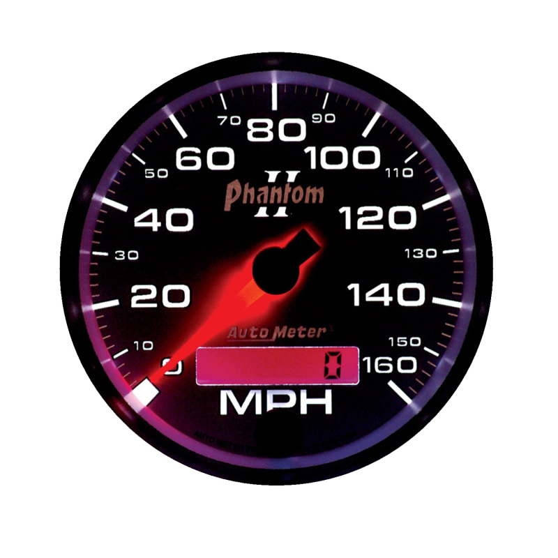 Autometer Phantom II 3-3/8in 160 MPH Electronic Programmable In-Dash Speedometer thumbnail 7