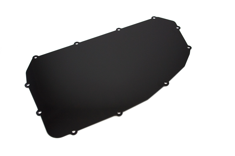 UMI Performance 78-87 GM G-Body AC/Heater Box Delete Panel - Black thumbnail 2
