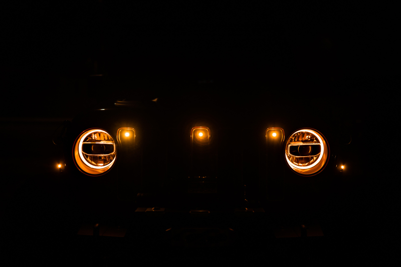 2018+ Jeep JL Grill Amber Marker Lights - Image 22