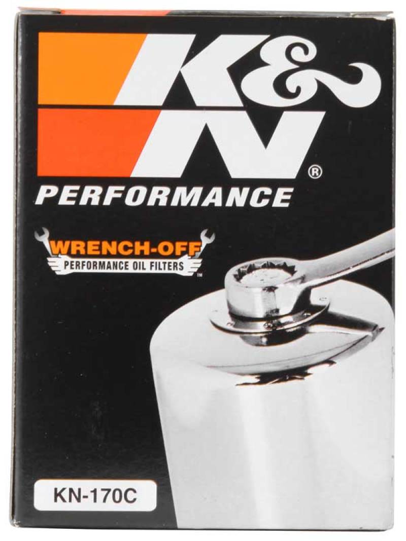 K&N Harley-Davidson 3in OD x 4.063in H Chrome Oil Filter thumbnail 9