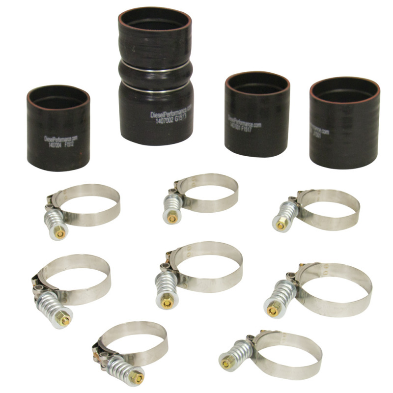 BD Diesel BD 6.4L Powerstroke Intercooler Hose & Clamp Kit Ford 2008-2010
