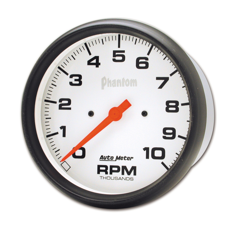 Autometer Phantom 5in 10000 RPM In-Dash Electronic Single Range Tachometer thumbnail 4