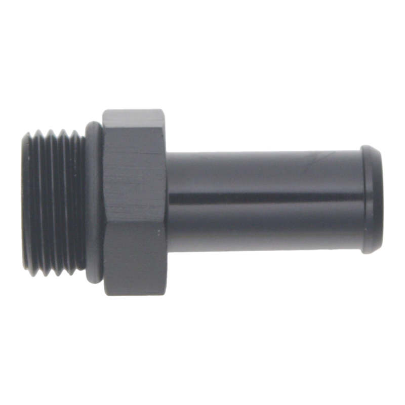 DeatschWerks 8AN ORB Male to 1/2in Male Barb Fitting (Incl O-Ring) - Anodized Matte Black thumbnail 2