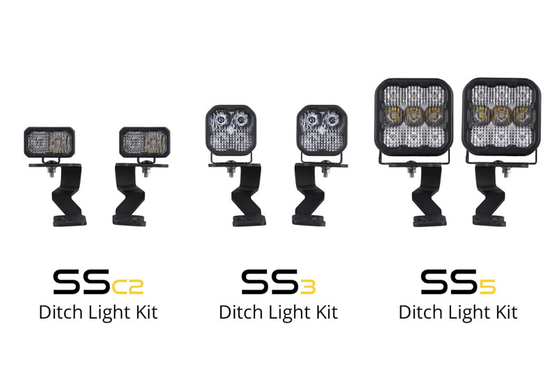 Diode Dynamics 2022 Toyota Tundra SS5 Pro Stage Series Ditch Light Kit - White Combo thumbnail 5