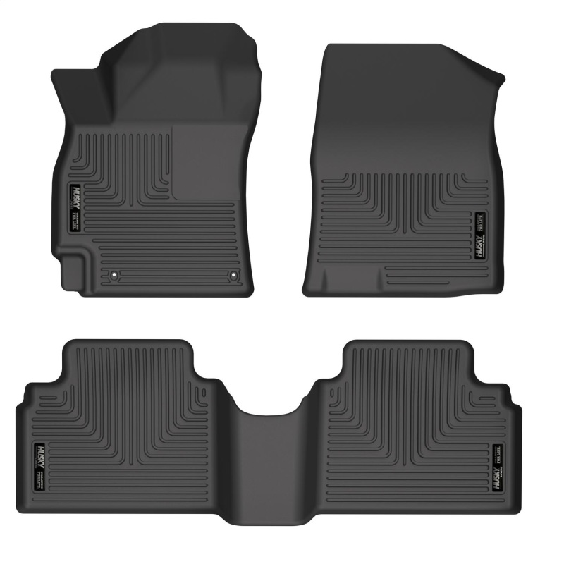 Husky Liners 21-23 Hyundai Elantra WeatherBeater Front & 2nd Seat Floor Liners - Black thumbnail 2
