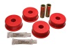 Energy Suspension 90-94 Mitsubishi Eclipse FWD Red Rear Control Arm Bushing Set thumbnail 7
