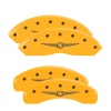 MGP 4 Caliper Covers Engraved Front & Rear Style 1/Chrysler Wing Yellow finish black ch thumbnail 8