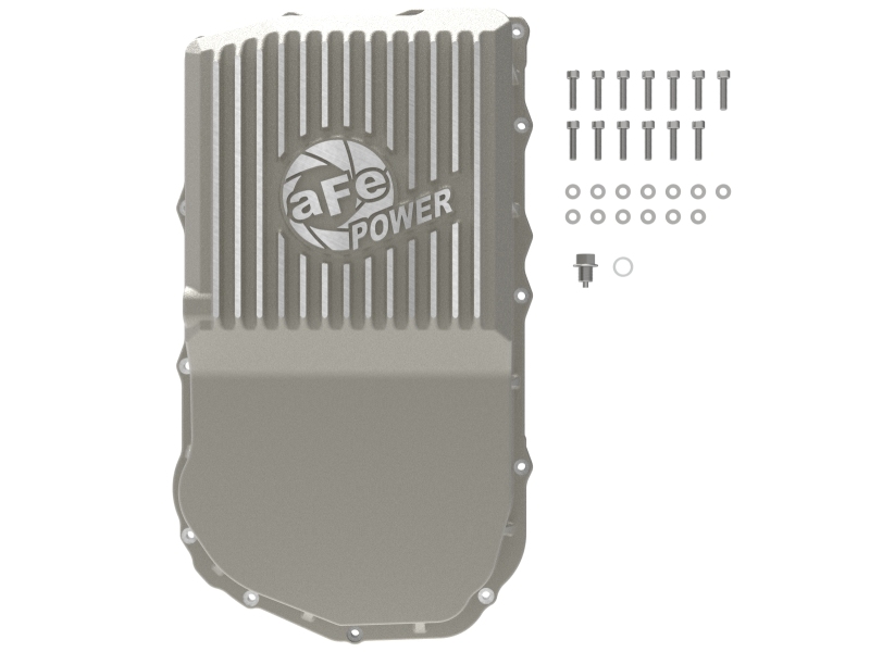 aFe POWER 21-24 Ram TRX (8HP90/95 Trans) Street Series Transmission Pan - Raw w/ Machined Fins thumbnail 5