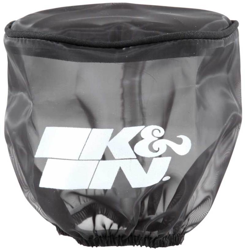 K&N Black Drycharger Round Straight Air Filter Wrap 4.5in ID x 4in H thumbnail 2