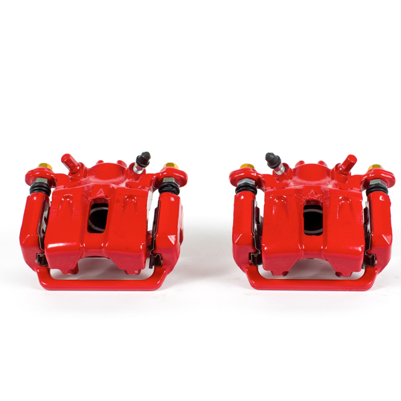 Power Stop 09-14 Acura TL Rear Red Calipers w/Brackets - Pair thumbnail 2