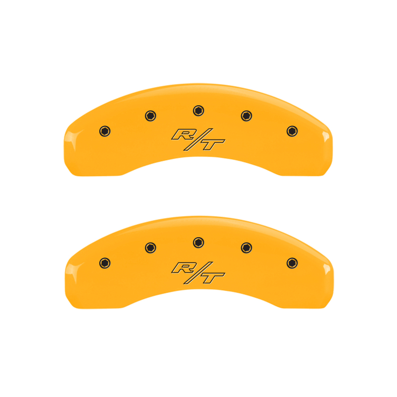 MGP 4 Caliper Covers Engraved Front & Rear With stripes/Dodge Black finish silver ch thumbnail 9