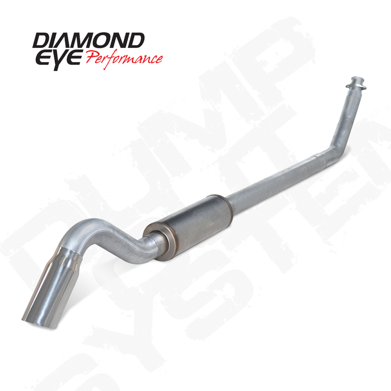 KIT, 4", TURBO-BACK, SINGLE TURN DOWN; ALUMINIZED
