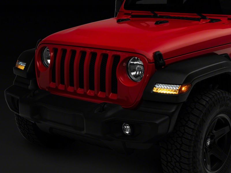 Raxiom 18-23 Jeep Wrangler JL Sport Axial Series Sequential LED Parking/Turn Signal Lights- Chrome thumbnail 9