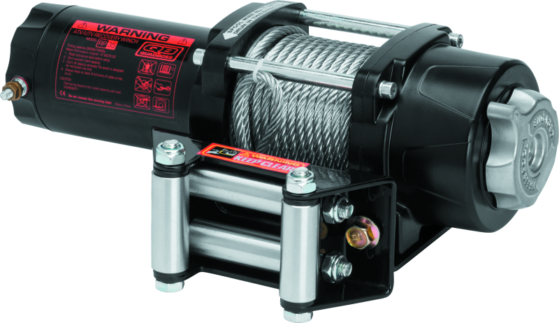 3,500 lbs. Quadboss Winch 608702 Winch, Electric, Pull Rating, Roller Fairlead, 39 ft. Steel Cable Length, Wired Remote, Kit thumbnail 5