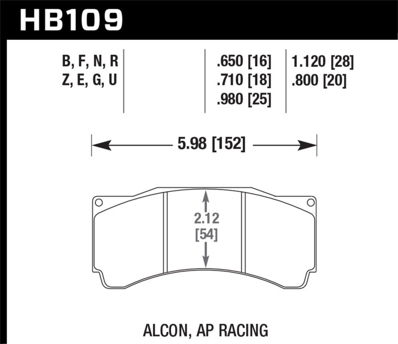 HAWK HP+ Brake Pad Sets