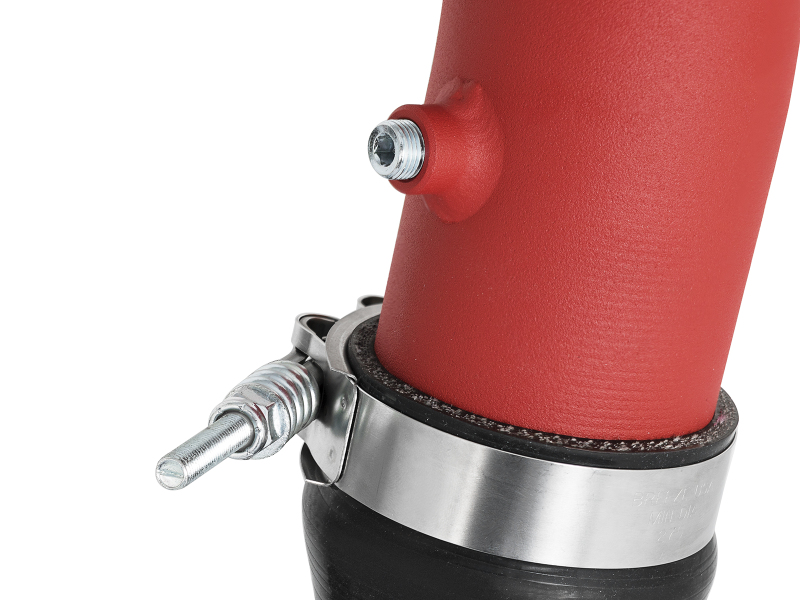 BladeRunner 2-1/4 IN & 2-1/2 IN Aluminum Hot and Cold Charge Pipe Kit Red