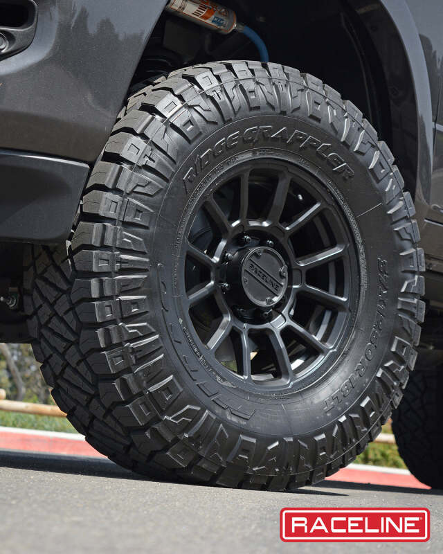 Raceline 950B Gauge 16x8in / 5x127 BP / 0mm Offset / 78.1mm Bore - Satin Black Wheel thumbnail 9