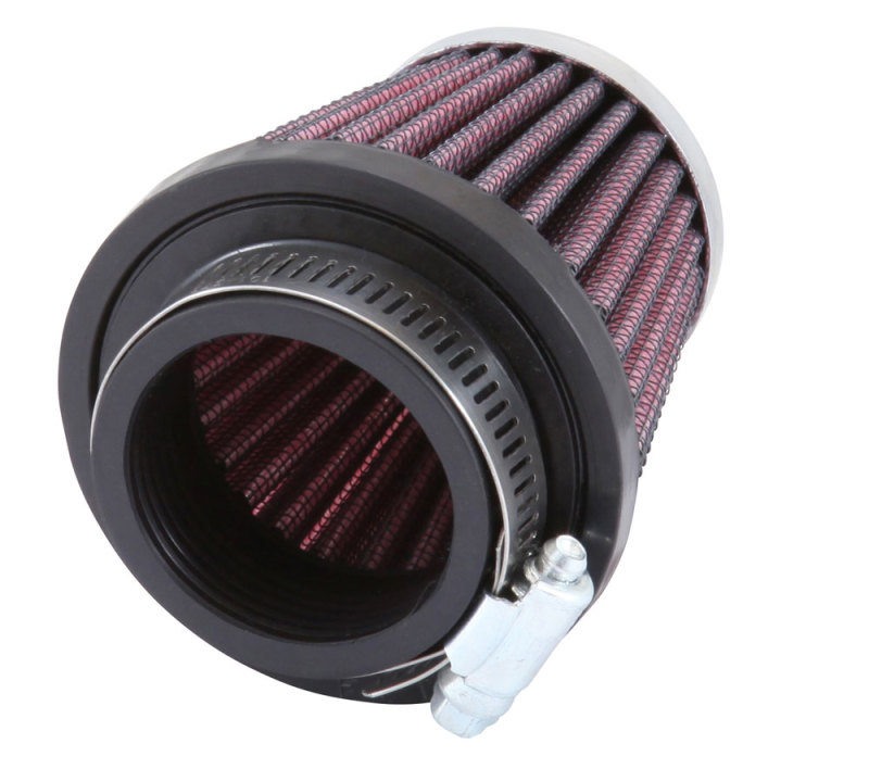 K&N Universal Chrome Filter-Round Tapered-1.688in Flange ID x 2in Top OD x 3in Base OD x 2.75in H thumbnail 3
