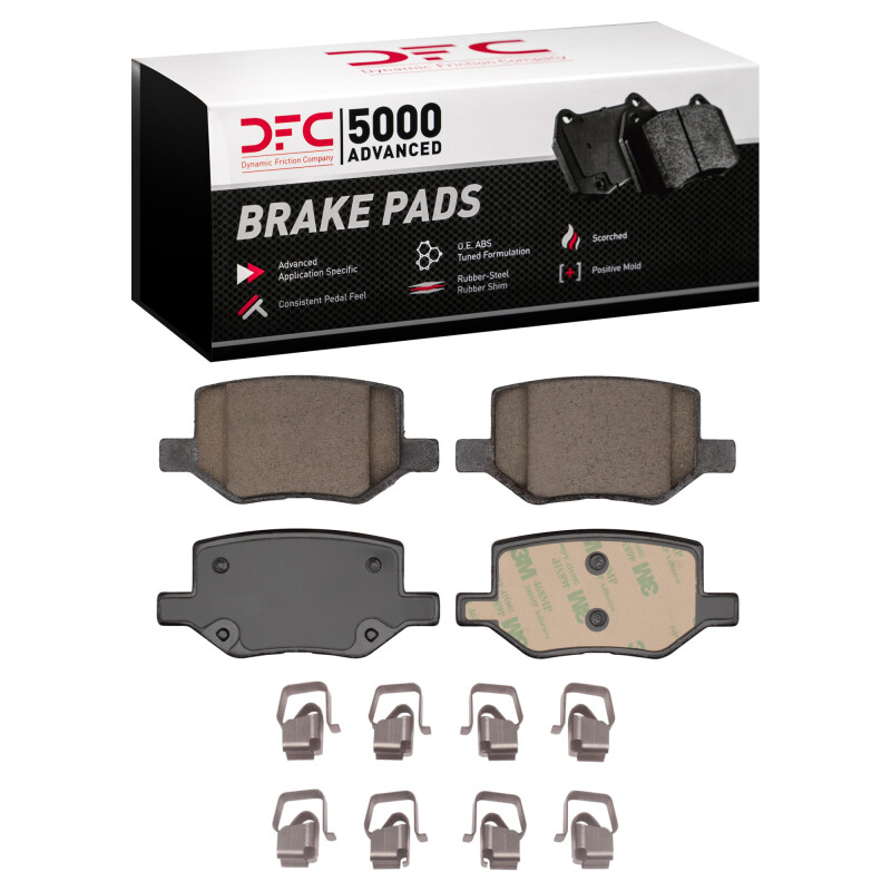 DFC 24-26 Lincoln Nautilus Rear 5000 Advanced Ceramic Brake Pads and Hardware Kit thumbnail 4