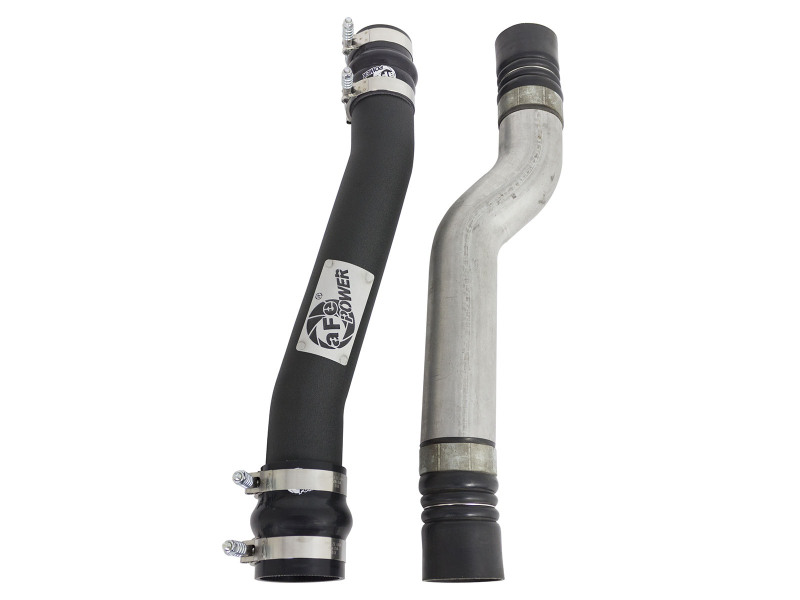 BladeRunner 3 IN & 3-1/2 IN Aluminum Hot and Cold Charge Pipe Kit Black