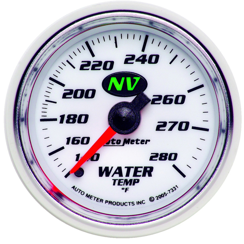 AutoMeter Gauge Water Temp 2-1/16in. 140-280 Deg. F Mechanical NV thumbnail 4