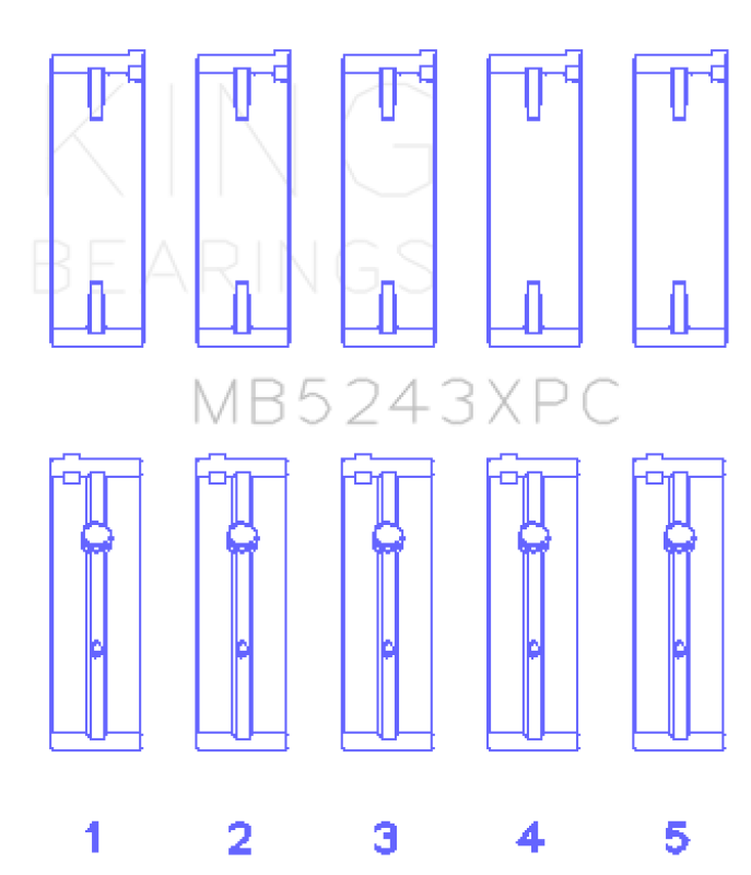 KING Performance Main Bearings