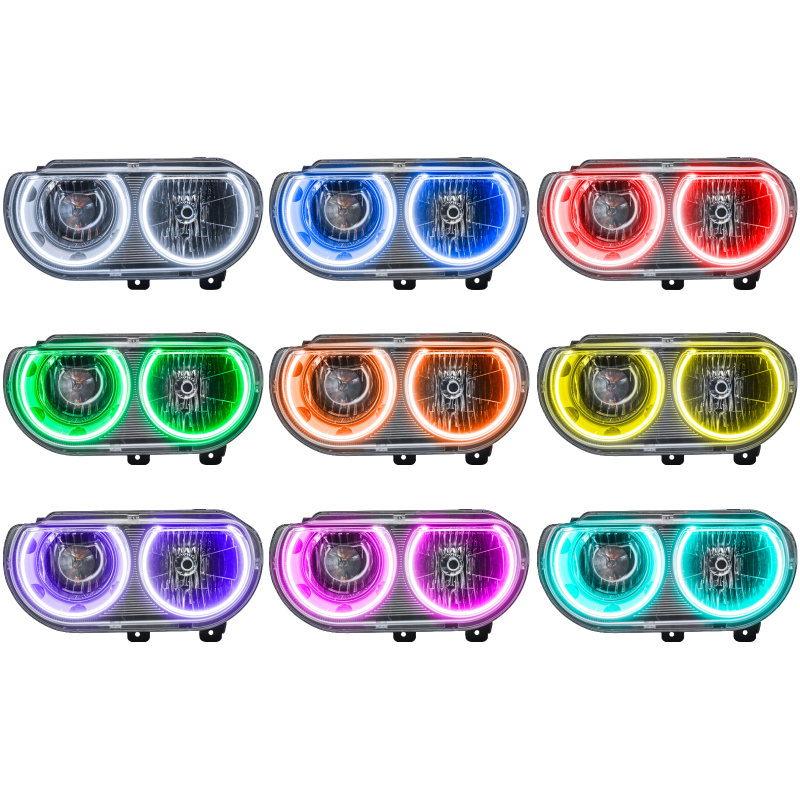 Oracle 08-14 Dodge Challenger SMD HL (Non-HID) - ColorSHIFT w/o Controller thumbnail 7