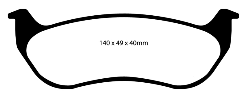 EBC S5 Brake Pad and Rotor Kit (1x ebcGD7225, 1x ebcDP41673R) thumbnail 5